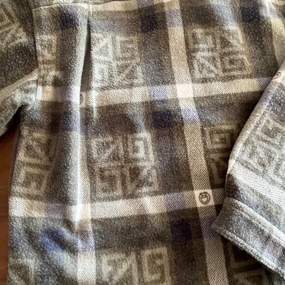 Life‎ is Good Shacket Button Up Jacket Heavy XL Mens Coat Multi Color Fleece - Picture 9 of 11